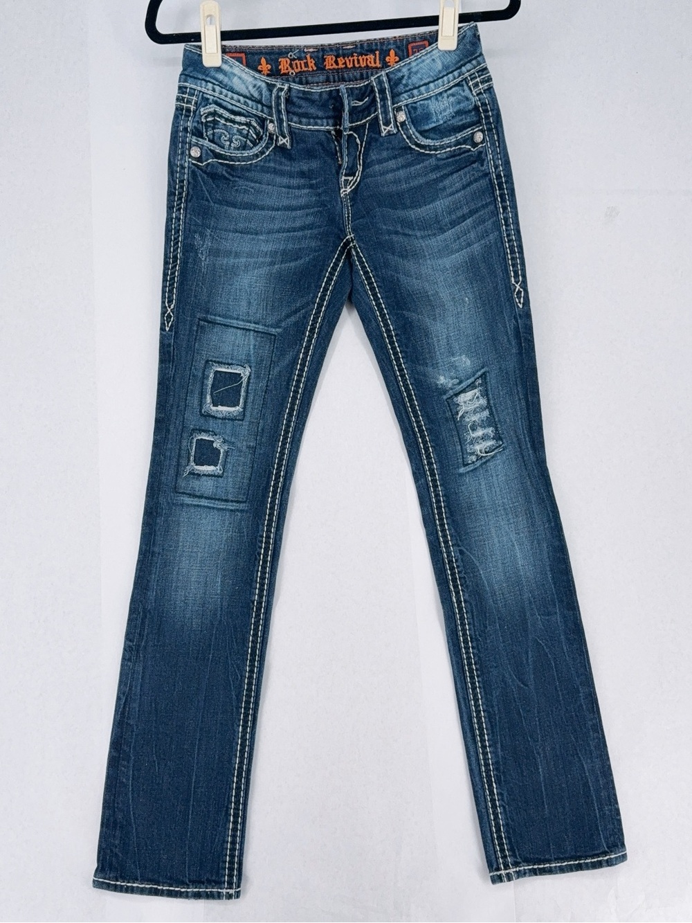 Rock Revival blake Straight Denim jeans size 26